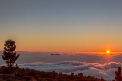 La Palma - Sonnenuntergang am Roque de los Muchachos