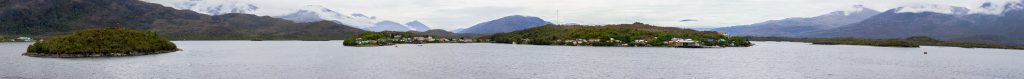 Panorama von Puerto Eden