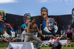 Osterinsel - Hanga Roa: letzte Proben für das Tapati