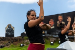 Osterinsel - Hanga Roa: letzte Proben für das Tapati