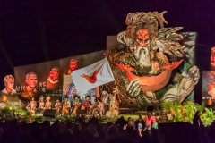 Osterinsel - Hanga Roa: die Eröffnung des Tapati Festivals