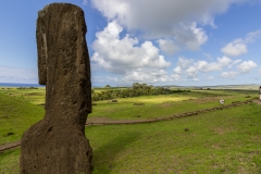 Rapa Nui - Moais beim Vullkan Rano Raraku