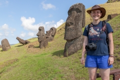 Rapa Nui - Moais beim Vullkan Rano Raraku