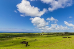 Rapa Nui - Moais beim Vullkan Rano Raraku