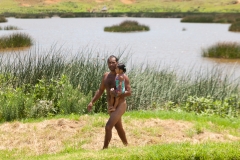 Tapati Rapa Nui - "Triathlon" am Rano Raraku