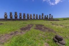 Rapa Nui - Tongariki - sind schon groß die Moais