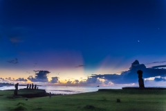 Osterinsel - Sonnenuntergang beim Tahai