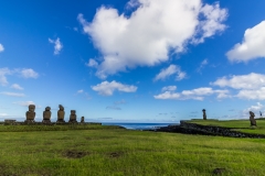 Osterinsel - Moais bei Tahai