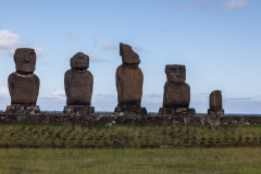 Osterinsel - Moais bei Tahai