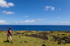Osterinsel - entlang der Westküste