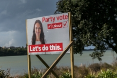 Neuseeland - Nordinsel - Ostküste - Bay of Plenty - Tauranga - inhaltsloser Wahlkampf