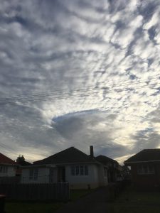 Wolken über Auckland