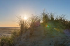 Borkum - Sonnenuntergang am Strand