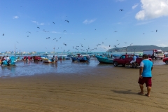 Puerto Lopez - der Fischmarkt unter freien Himmel