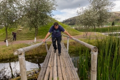 Laguna de Colta  - die Brücken waren nicht soooo stabil ;-)