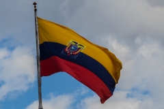 Riobamba - die peruanische Fahne