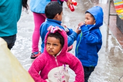 Salinas - am Plaza zum Beginn des Karnevals - die Jungs lassen mich nicht mitspielen