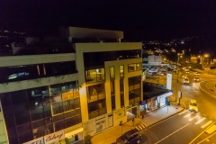 Ambato - Blick aus dem Hotelzimmer bei  Nacht