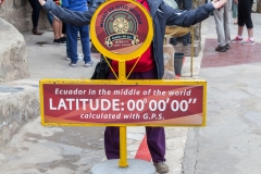 Quito, INTIÑAN MUSEUM, hier geht die Äquator-Linie direkt durch