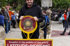 Quito, INTIÑAN MUSEUM, hier geht die Äquator-Linie direkt durch