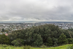 Auckland - Blick von Mount Eden auf die Skyline