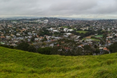 Auckland - Mount Eden - Blick auf die Stadt ohne Highlights :-)