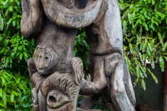 Osterinsel - Hanga Roa: Kultur schon direkt vor dem Hostel