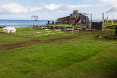 Osterinsel - Hanga Roa: der Haupt-Festplatz zum Tapati Rapa Nui
