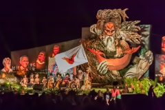 Osterinsel - Hanga Roa: die Eröffnung des Tapati Festivals