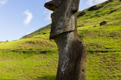 Rapa Nui - Moais beim Vullkan Rano Raraku