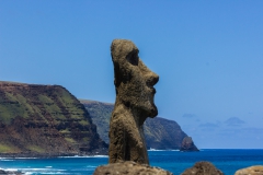 Rapa Nui - Tongariki - größte wieder aufgebaute Moai-Plattform