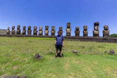 Rapa Nui - Tongariki - sind schon groß die Moais