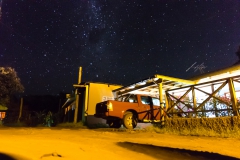Osterinsel - Sternenhimmel über unserem Hostel
