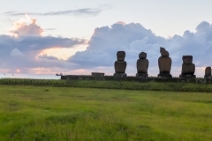 Osterinsel - Sonnenuntergang beim Tahai