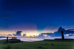 Osterinsel - Sonnenuntergang beim Tahai
