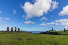 Osterinsel - Moais bei Tahai