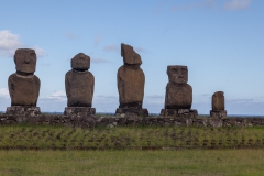 Osterinsel - Moais bei Tahai