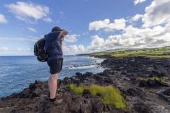 Osterinsel - entlang der Westküste
