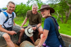 Agua Blanca - Fahren auf einem Pickup :-)