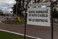 Ambato - euer Park, wenn ihr ihn geputt macht, lebt damit.