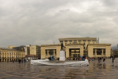 Bogotá - Am Plaza de Bolívar.