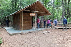 Im Nationalpark Siete Tazas - Anstehen beim Klo wie überall.