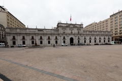 Der Präsidentenpalast, wo u.a. Allende regiert hatte Der Präsidentenpalast, wo u.a. Allende regiert hatte