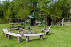 Das Efeuhaus auf der Ranch.