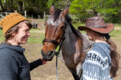 Erst vorsichtig und dann..