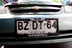 chilenisches Kennzeichen