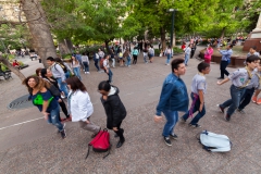 Auf der Plaza de Armas ist immer was los