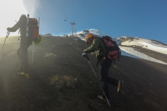 Vulkan Villarrica - Claudio, der Chef