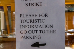 Bei der Touristeninfo wollte erst niemand mit uns sprechen