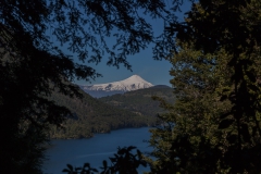 Im Nationalpark Huerquehue - Noch mal der Blick auf den Villarrica